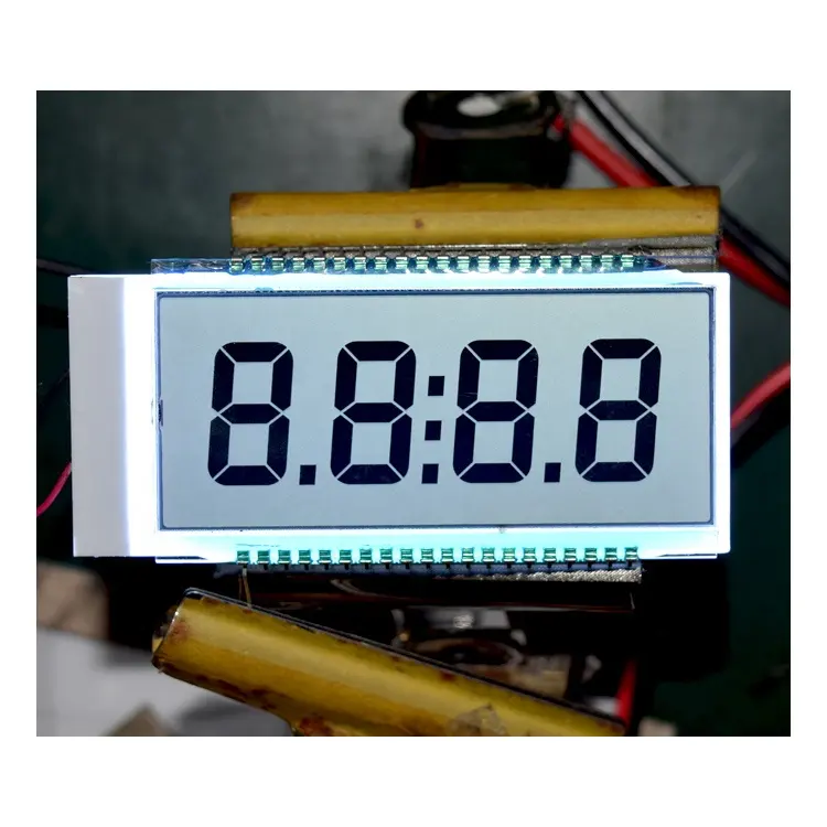 Заводской Премиум TN HTN 6 7 8 18 20 22 номер на заказ семь сегментный ЖК-дисплей 4 значения 40 контактов 4-значный ЖК-дисплей для дозатора топлива