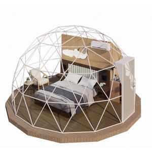 Tienda de campaña esférica de techo redondo para camping, alojamiento y desayuno, con vistas estrelladas, ideal para hoteles resort, sitios turísticos y viajes literarios. - Product Image 5