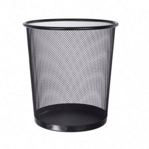 Petite poubelle en métal, corbeille à papier, bac à déchets de bureau, corbeille à ordures en fil métallique - Product Image 3