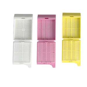 Casete para Procesamiento de Tejidos Histológicos con Orificios Cuadrados, Plegable y Desplegable - Product Image 3