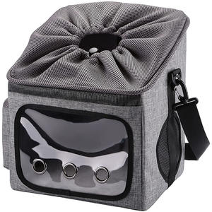 กระเป๋าเป้สะพายหลังสำหรับสัตว์เลี้ยงขนาดเล็กแบบพับได้ รุ่นฮิตใน TikTok ปี 2023 ทำจากไนลอนแข็งแรง เป็นมิตรกับสิ่งแวดล้อม มีซิป หน้าต่างตาข่ายสำหรับแมวและสุนัข - Product Image 5