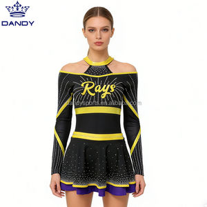 Benutzer definierte Dandy Sexy Strap ped Back Sublimierte Cheerleading Uniform Tanz uniformen Cheer Uniform - Product Image 4