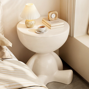 Creative <b>Bedside</b> <b>Table</b> Plastic Storage Nightstand For Bedroom Small Apartment Use - Product Image 1