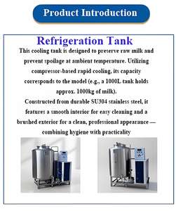 ถังแช่นมคุณภาพสูงสำหรับใช้ในเชิงพาณิชย์บนรถสามล้อ ถังแช่นม 10 ตัน ถังแช่นม<span class=keywords><strong>มือ</strong></span><span class=keywords><strong>สอง</strong></span> - Product Image 5