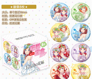 เข็มกลัดโลหะขนาด 58 มม. ลายการ์ตูนจิ๋ว บาจิ ปีศาจ คิเมทสึ ไคเซ็น โกคู ลูฟี่ โคนัน มิกุ ไฮคิว คาปิบารา ของขวัญในกล่อง อนิเมะ - Product Image 4