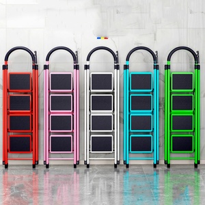 Jiuyi Chất lượng cao hộ gia đình gấp thang với dày xương cá dây đeo tay vịn và chống trượt thang - Product Image 2