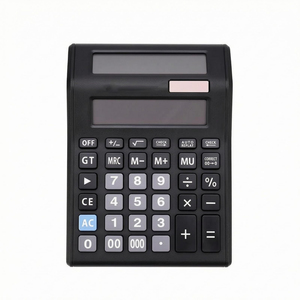 Double-Sided Screen Desktop Financial Computer Creative Digital Calculator Gift for School Office <b>Calendar</b> Use - Product Image 1