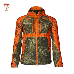 Turuncu av kıyafetleri hi-vis & hava kamuflaj çeşitli için avcı ceketi