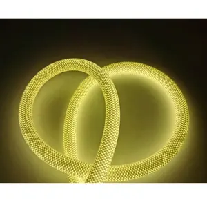 Modern Woven Silicone LED Neon Tube Wall Lamp For Bedroom Nordic 360 Degree Luminescence Long Line Soft Wall Light