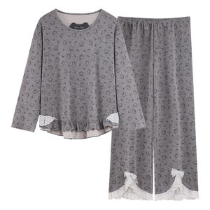 Set di indumenti da notte autunno e inverno in velluto tedesco <span class=keywords><strong>pigiama</strong></span> carino cartone animato da <span class=keywords><strong>donna</strong></span> dolce caldo Cashmere AB può indossare il <span class=keywords><strong>pigiama</strong></span> - Product Image 5