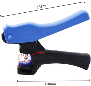 Perforateur de tuyaux en plastique GREAT IRRIGATION pour tubes d'irrigation PE de 16 mm, outil manuel léger bleu facile à utiliser pour la découpe de rubans goutte-à-goutte - Product Image 2