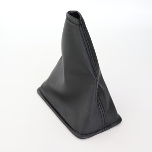 Toyota Leather Gear <b>Shift</b> <b>Knob</b> Cover DZ15 K1 Black Car Interior Accessory - Product Image 2