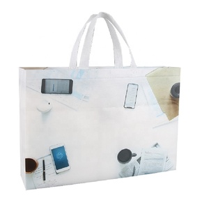 Moderno personalizado <span class=keywords><strong>de</strong></span> reutilizable tejido no tejido bolso <span class=keywords><strong>de</strong></span> compras <span class=keywords><strong>de</strong></span> impresión con libre máscara desechable - Product Image 1