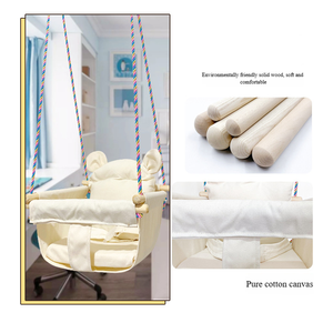 Silla Colgante Interior y Exterior y <span class=keywords><strong>Hamaca</strong></span> para Bebé con Protección de 360 Grados, Columpio para Niños, Silla Colgante para Niños - Product Image 6