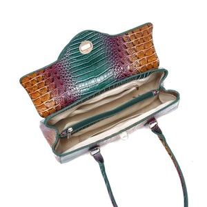 Sac à main européen, américain, moyen-orient dégradé couleur Crocodile motif femme grande capacité bâton français sous les bras <span class=keywords><strong>Ba</strong></span> - Product Image 6