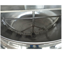 Marmite de Cuisson Industrielle 1000L à Double Enveloppe Certifiée CE, Chauffage Vapeur et Électrique, en Acier Inoxydable de Qualité Alimentaire pour Pasteurisation de Pommes et Transformation de Fruits