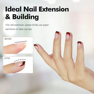 Gel Acrílico Francés de Extensión 1kg, Gel UV LED Camuflaje con Brillo, Gel Duro Nude Jelly para Construcción de Uñas, Gel de Extensión Profesional - Product Image 4