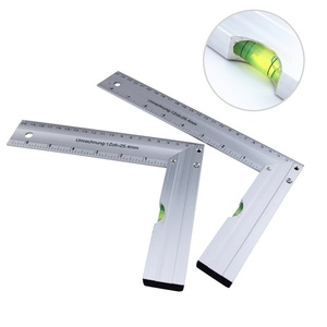 DEWEN Righello a <span class=keywords><strong>L</strong></span> in Lega di Alluminio 20cm/30cm, Strumento di Misurazione per Falegnameria, Precisione 0.01mm, Arancione/Giallo - Product Image 6