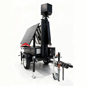 Rimorchio con Telecamera Solare e 2 <span class=keywords><strong>Pannelli</strong></span> <span class=keywords><strong>Solari</strong></span> Pieghevoli Rotanti per Aree Fuori Rete - Product Image 6