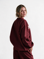 Pull-over imprimé esthétique pour femme, col montant, tendance, décontracté, doux, pour tous les jours, en nylon/coton respirant