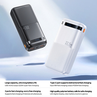 Banco de Energía Portátil REMAX FP-22 de 30000 mAh, Carga Rápida de 22.5 W, Puertos USB-A Dobles, PD3.0 QC3.0, Batería Externa para Teléfono