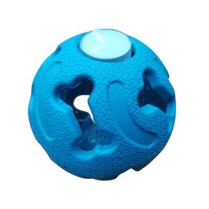 Yeni toptan dayanıklı yüksek sıçrama köpek kauçuk Tpr çiğnemek topu köpek diş temizleme için oyuncak Pet interaktif gıcırtılı <span class=keywords><strong>Hollow</strong></span> Fetch topu - Product Image 4