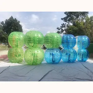 Gran oferta, bolas de burbujas inflables de PVC, bolas de parachoques inflables de TPU, fútbol de burbujas para niños y adultos