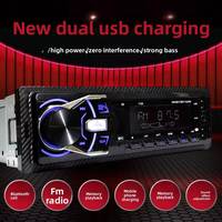 Reproductor MP3 Universal para Auto 1DIN con 2 Puertos USB, Bluetooth, FM, Ranura para Tarjeta TF, Radio Estéreo para Auto, Venta al Por Mayor de Fábrica