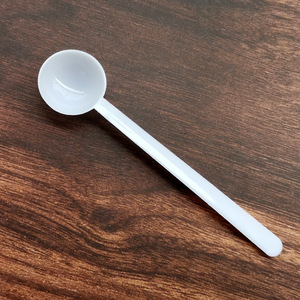 Cuchara Medidora de Plástico Blanca de 0.25ml 0.25g 1g 2g 3g 5g 10g 15g para Leche en Polvo, Té, Sal, Fondo Redondo y Plano, Medicina - Product Image 5