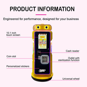 JOY FUNPLAY Machine à popcorn automatique à écran tactile, machine à popcorn, nourriture de collation, distributeur automatique de popcorn pour les cinémas, les centres commerciaux - Product Image 3