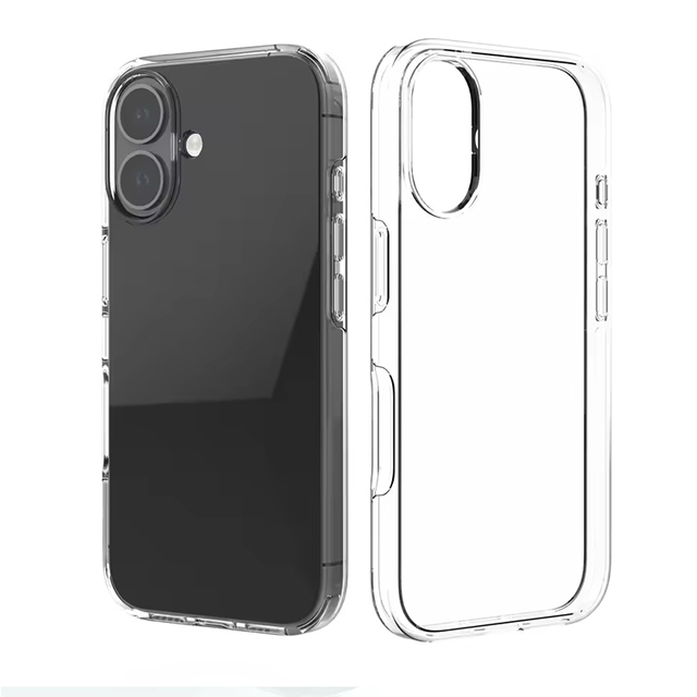 Fashionable Transparent Cellphone Casing Waterproof Shockproof Tpu Pc Mobile Clear Phone Case Cover for Iphone 16