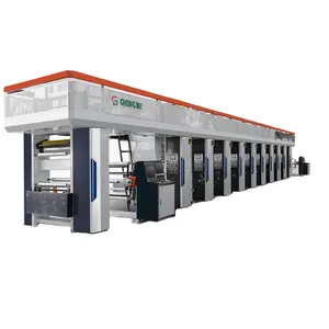 In 2024 The New Plastic Film Automatic 6-color Rotogravure Printing Machine Is Equipped With An External 1100 Printing Machine.