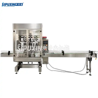 Servo entièrement automatique 6 buses piston crème/miel/shampoing/mayonnaise/parfum/huile de lubrification machine de remplissage