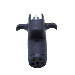 Nouveau kit d'adaptateur de remorque en plastique plat 12-24V 6 voies rond à 4 voies pour le remplacement et la réparation de voiture - Product Image 1