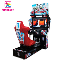 Simulateur de conduite à prix d'usine, machine de jeu de course automobile d'arcade pour ville de jeux