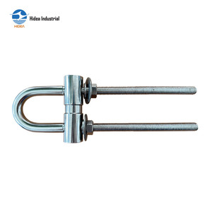 HIDEA - Accesorios para Cadenas, Fijaciones Resistentes a la Corrosión con Tuercas, Pernos, Placas <span class=keywords><strong>y</strong></span> Arandelas M12 M16 M20, Perno en U <span class=keywords><strong>de</strong></span> Acero Inoxidable - Product Image 5