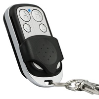 Télécommande universelle pour porte de garage à 4 boutons, 433 MHz, clonage, code fixe, code roulant, communication sans fil RF 12 V, portail