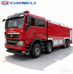 <span class=keywords><strong>Camion</strong></span> de lutte contre l'incendie HOWO 8X4 haute capacité de 25 tonnes avec réservoir d'eau de 21 000 L et réservoir de mousse de 4 000 L pour les interventions d'urgence en cas d'incendie - Product Image 4