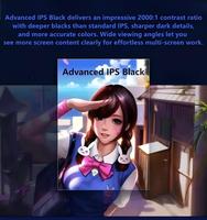 OEM/ODM 27 pouces 2K moniteur de jeu 120Hz 1ms panneau IPS, 100% SRGB QHD affichage pour logo personnalisé PC Gaming et Esports