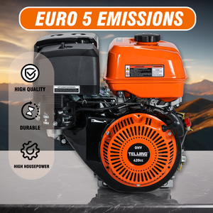 OEM-Fabrik Telijing 14 PS Benzinmotor 190F 420 cm³ Luftgekühlt 4-Takt Einzylinder mit Lager für Genset und Einachsschlepper - Product Image 2