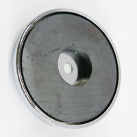 Aimant à base de ferrite en céramique C8 de différentes tailles anticorrosion chromé permanent RB30 RB40 RB50 RB60 RB70 RB80 RB90