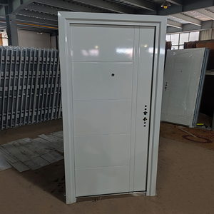 <span class=keywords><strong>A</strong></span> foglia singola stile francese americano ingresso di Design per la casa in acciaio porte moderne per le case porte d'ingresso anteriori esterne - Product Image 1