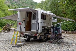 <span class=keywords><strong>Auvent</strong></span> de remorque manuel extérieur résistant à l'eau et aux UV de 4 m, cadre en alliage d'aluminium <span class=keywords><strong>pour</strong></span> camping-car, <span class=keywords><strong>caravane</strong></span>, <span class=keywords><strong>auvent</strong></span> latéral <span class=keywords><strong>pour</strong></span> 3 à 4 personnes - Product Image 4