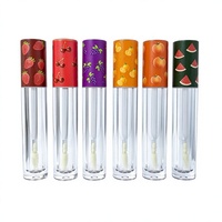 Tube de brillant à lèvres en forme de fruit YC-308B de Shantou, 4 ml, large sélection en stock, tubes d'huile à lèvres mignons pour enfants, cosmétiques vides