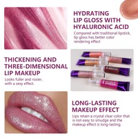 Gloss à lèvres en tube, hydratant, baume à lèvres non collant, maquillage pour les lèvres, huile repulpante et soin des lèvres