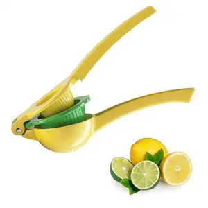 Free shipping Multifunctional Lemon Juicer 2 in 1 Best Hand Held Aluminum alloy Lemon Orange Citrus Squeezer Press Fruits