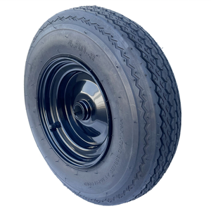 Haute qualité 4.80-8 roue de remorque d'entraînement pneu ATV 4.80-8 roue de brouette 16 pouces tondeuse à gazon pneu et roue Tubeless - Product Image 1