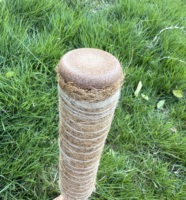 Poteaux de soutien modernes en fibre de coco avec couvercle pour plantes grimpantes de jardin et de serre