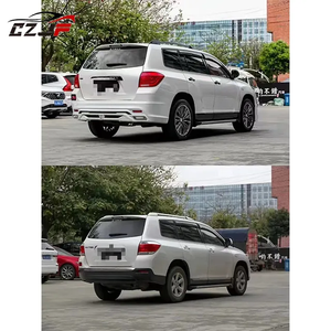 CZJF nouveaux Styles Kit de carrosserie de pare-chocs avant arrière de voiture pour <span class=keywords><strong>Toyota</strong></span> Highlander 2012 2013 <span class=keywords><strong>2014</strong></span> mises à niveau <span class=keywords><strong>LX</strong></span> 570 - Product Image 3