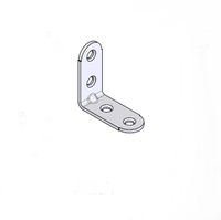 Support d'angle droit, 4 pièces, 1.57x1.57 pouces, attache d'angle à 90 degrés en L
